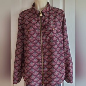 Michael Kors Scallop Print Blouse